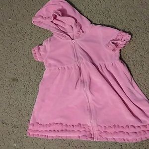 Pink swim robe